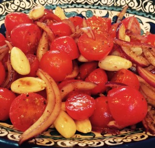 Tomato, Onion and Chilli Salad